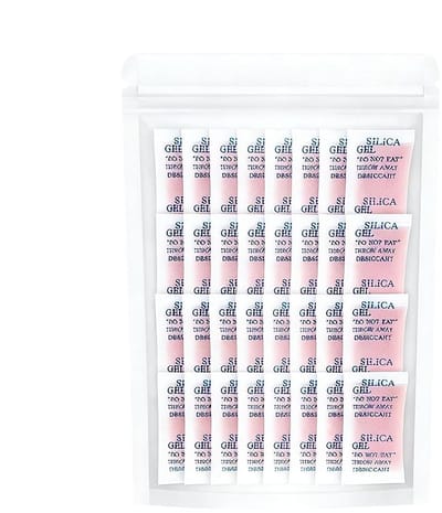 Droogmiddelpakketten - Vochtabsorptie zakken - Bescherming tegen vocht - Herbruikbaar met kleurindicator - 126 x 87 x 22 cm - Wit
