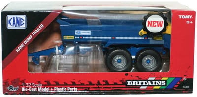 Britains speelgoed Kane dump trailer - tractor aanhanger 1:32 schaal.
