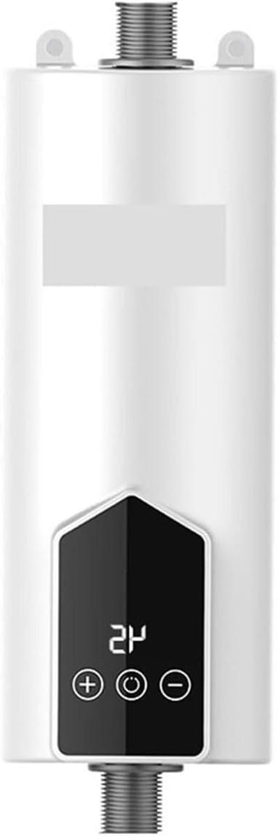Doorstroomverwarmer Elektrisch - Mini Boiler - Direct Warm Water - Digitaal Display - 3500W - Zilver