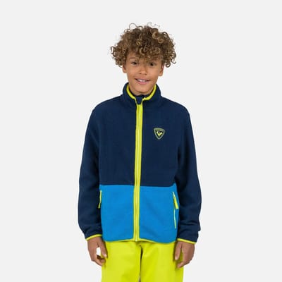 Rossignol Alltrack Fleece Met Volledige Rits Blauw 10 Years Jongen