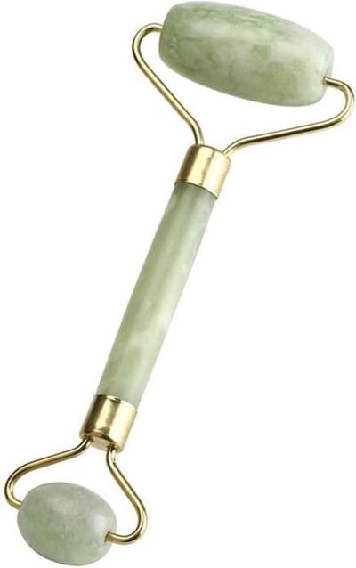 *** Gezichts Roller - Met Gua Sha Schraper - Hand gemaakt - Jade Roller - 100% Natuurlijke Producten - van Heble® ***