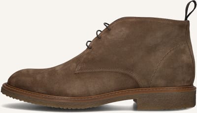 Giorgio - HE36405CAMP03 - Vrije tijd half-hoogHeren veterschoenHeren sneakers - Kleur: Taupe - Maat: 43