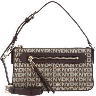DKNY schoudertas Bryant Ave TZ Dome Crossbody Bag Chino / Chocolate bruine