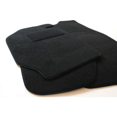 Tapis de Sol Noir Velours - J&J Automotive - Alfa Romeo GT 2004-2010 - Sur Mesure - Antidérapant - Imperméable noir