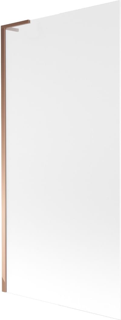 Mexen Next L badwand 1-delig 90 x 150 , matglas, rosegoud - 895-090-000-03-30-60