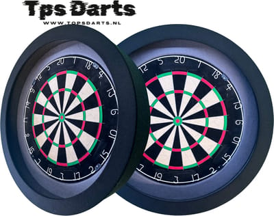 Tps Dartbord verlichting - Pure zilver grijs-zwart - Led Dartbord verlichting - Led surround dartbord verlichting- dartbord - dartbord verlichting