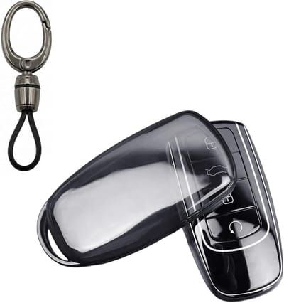 Transparante TPU Autosleutelhoes met Sleutelhanger - Volledige Bescherming, Schokbestendig en Krastbestendig voor Chery Jaecoo J7 J8 J9 Tiggo 8 Pro Omoda 5