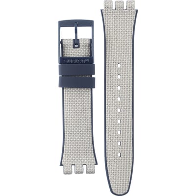 Swatch Plastic - Originals Large (41mm) SUO/SO29/SO32 ASUON402 SUON402 Grey Cord Horlogeband
