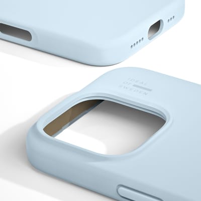 iDeal of Sweden Silicone Case geschikt voor Apple iPhone 16 Pro Max - Lichtblauw
