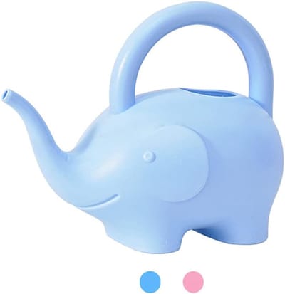 SnelShoppen - Plastic Gieter 1.5L Lichtgewicht en Schattig voor Binnen en Buiten, Ideaal voor Tuinplanten en Kinderen, Blauw, Hoogwaardige Milieu-vrie