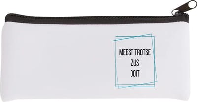 Akyol - meest trotse zus ooit Etui - Zus - trotse zus - verjaardagscadeau - verjaardag - cadeau - cadeautje voor zus - zus artikelen - kado - geschenk - gift - 20 bij 9 cm
