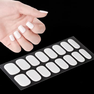 Semi-uitgeharde gelnagelstrips Nagelversterkende gelschuif Langdurige waterdichte UV-gelnagelstickers