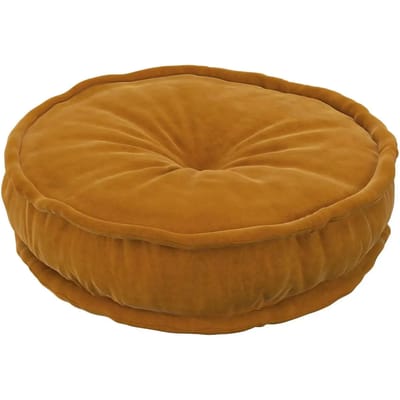 Franse poef Yellow Tipi Posh Velvet