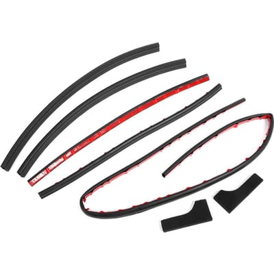 Kit de Joint d'étanchéité Anti-poussière Imperméable pour Hayon en Caoutchouc Haute Qualité Durable 5 Pièces Adapté pour AMAROK 2010   2019 gray