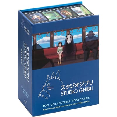 Kaartenboek: Studio Ghibli: 100 Verzamelkaarten, Laatste Beelden uit de Speelfilms (1984-2014)