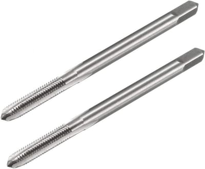 2-delige Metrische Machine Tap Set - H2 HSS, 3 Fluiten, Taper & Plug Metrische Tap, 0.5 mm Pitch - Schroefdraad Tap - Machinist Reparatie Gereedschap