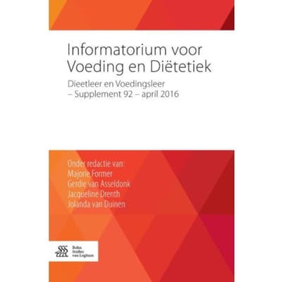 Informatorium Voor Voeding En Diëtetiek / Supplement 92 - April 2016