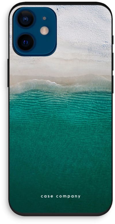 Case Company® - Hoesje geschikt voor iPhone 12 mini hoesje - Stranded - Biologisch Afbreekbaar Telefoonhoesje - Bescherming alle Kanten en Schermrand