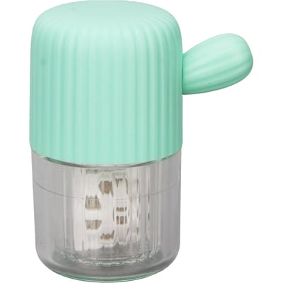 Contactlens Reiniger Box Draagbaar Handmatig Wassen Mini Contactlens Schoonmaakdoosje voor Dagelijks Gebruik groen
