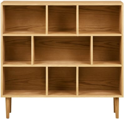 House Nordic Boekenkast Oshawa - Naturel Hout - 112x105x30cm