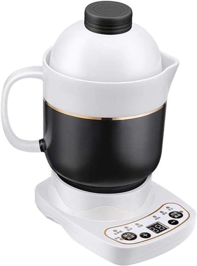 Waterkoker Keramiek - Snelkoker - Snel Water Koken - 9.5 Uur Warmhouden - 1 Liter - Zwart
