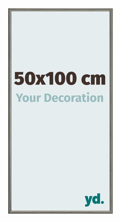 Your Decoration - Fotolijst 50x100 cm - Aluminium - Mercury Structuur - New York