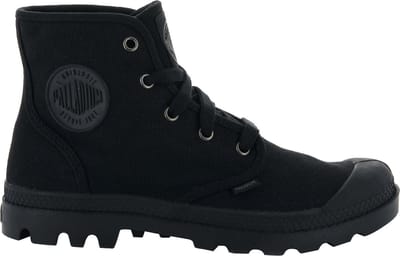 Palladium - Dames Veterschoenen Pampa Hi - Zwart - Maat 37