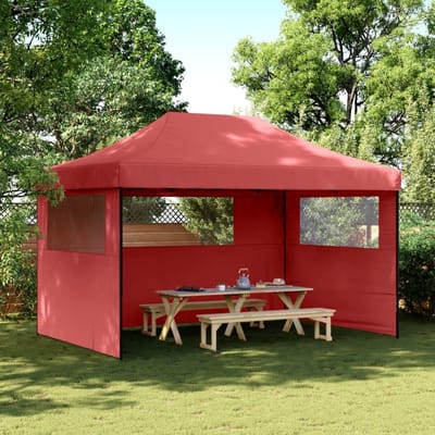 Opvouwbare Partytent - Pop-up Paviljoen - Buitenfeesten Organiseren - Inclusief Zijwanden