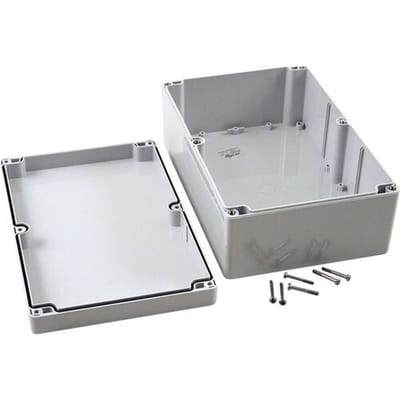 Hammond Electronics 1554VA2GY 1554VA2GY Universele behuizing 240 x 160 x 90 Polycarbonaat Grijs 1 stuk(s)