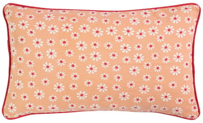 Daisy Flowers Kussen oranje 30x50cm