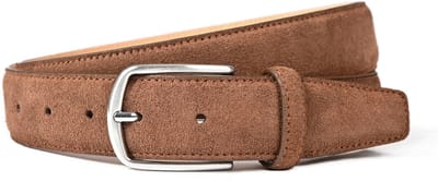 Castelijn & Beerens - Accessoires Herenriem Suede | bruin -