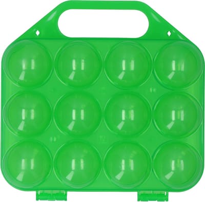 Gaun Pluimvee eieren traytje clear – 12 eieren – Duurzaam kunststof – Hygiënisch – Met handvat – 18x13 cm – Transparant