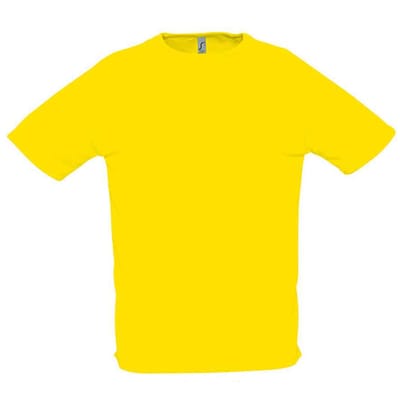 SOLS Heren Sportief Raglan T-shirt (Citroen)