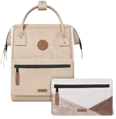 CABAIA - Rugzak Adventurer Small 10L Arcachon, Computercompartiment 10,5", Levenslange garantie, Brede opening - Bruin
