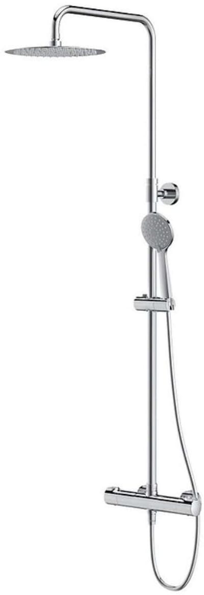 Cersanit City - Doucheset met thermostaat, diameter 25 cm, 3 jets, chroom S951-340