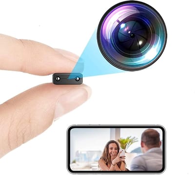 Mini Camera – Ultra Dunne Kleine Camera – 1080P HD Nachtzicht Groothoek Nanny Cam – Ondersteunt APP Realtime voor Thuis en Kantoor - 64G