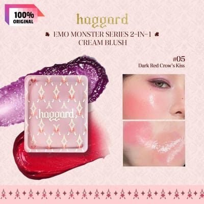 haggard - Emo Monster Dual Watery Blush Cream - 8 Colors 05# Dusky Camel - 7g