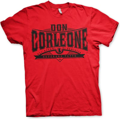 The Godfather D'on ' Cor'leone ' Superano Tutto T-shirt Rood