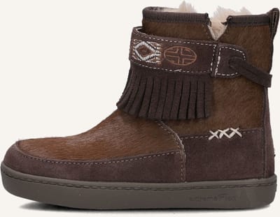 Shoesme Fl24w016 Laarzen - Suède - Meisjes - Bruin - Maat 22
