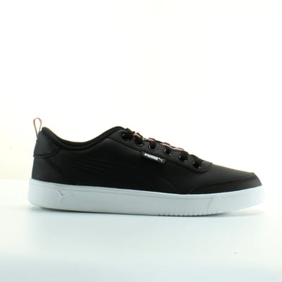 Puma Court Breaker Zwart Leer Heren Veterschoenen 366817 02