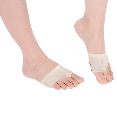 Lyrische Buik Voet Thongs Dans Voetkussen Schoenen Halve Zool Fitness Accessoire(Huidskleur M) white