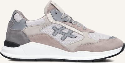 Hip Jongens Lage sneakers Chunky zool H1829 - Taupe - Leer - Maat 31