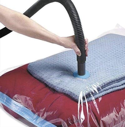 Finnacle - Bespaar ruimte en bescherm je dekbed met deze Vacuüm Opbergzakken - 2 Stuks 50 x 70 cm - Ideaal voor op reis en thuis!