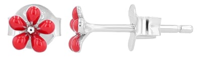 AKZENT Akzent meisjesoorbel "Flaminia" van 925 Sterlingzilver, huidvriendelijk