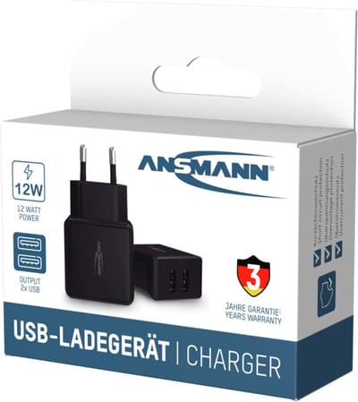 Ansmann Home Charger HC212 - Voedingskabel