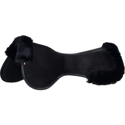 Schokdemper voor paard met gedeeltelijk schapenleer Acavallo Close Contact Memory