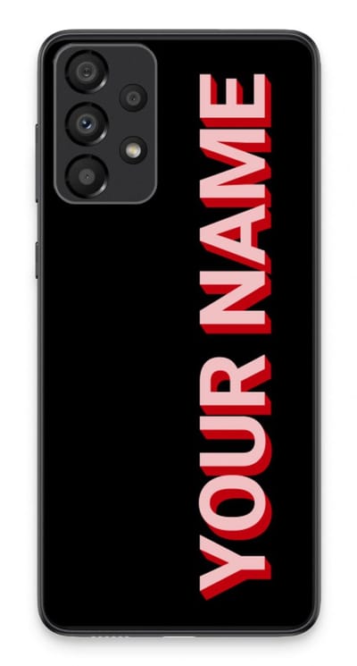 Gepersonaliseerd - Case Company® - Hoesje geschikt voor Samsung Galaxy A33 5G hoesje - Namecase - Soft Cover Telefoonhoesje - Bescherming aan alle Kanten en Schermrand