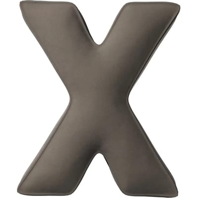 Kussen letter x Yellow Tipi Posh Velvet