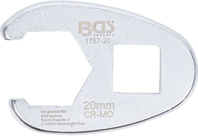 BGS Vierkante moersleutel aandrijving 12,5 mm (1/2") SW 20 m...