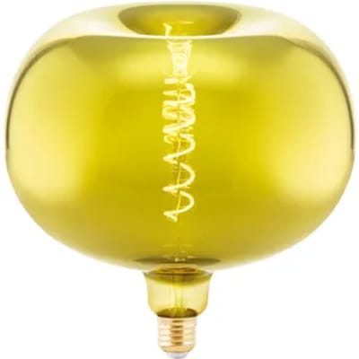 Eglo Ledfilamentlamp Apple - Goud - D22cm - Dimbaar - Warm Wit - E27 - 4w